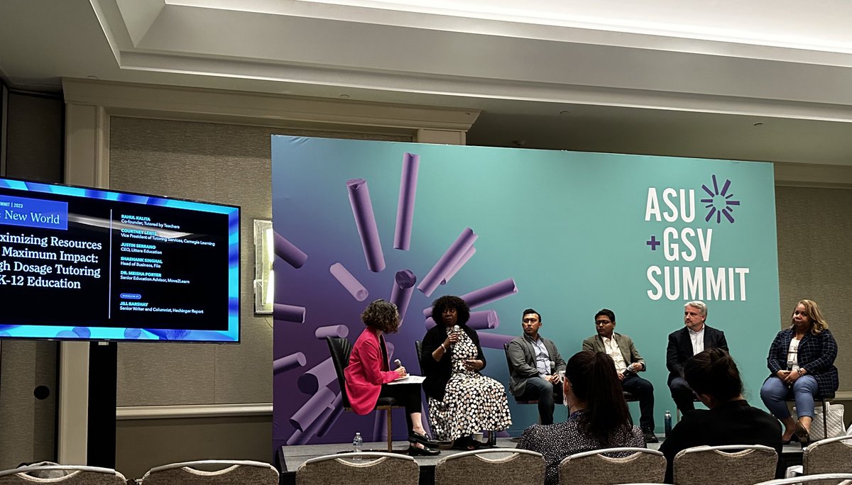 Courtney Lewis talking about how to implement effective tutoring programs <a href="/carnegielearn/">Carnegie Learning</a>