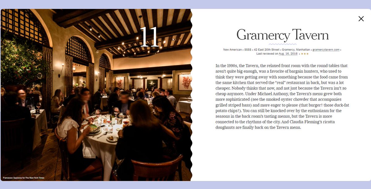 USHG (@ushgnyc) on Twitter photo Thank you, <a href="/pete_wells/">Pete Wells</a> and <a href="/nytimes/">The New York Times</a> for including <a href="/GramercyTavern/">Gramercy Tavern</a> in The 100 Best Restaurants in NYC. Congratulations to our team, whose dedication, hard work, and passion inspire us daily! nytimes.com/interactive/20ā¦
#USHG #enlightenedhospitality Thank you, <a href="/pete_wells/">Pete Wells</a> and <a href="/nytimes/">The New York Times</a> for including <a href="/GramercyTavern/">Gramercy Tavern</a> in The 100 Best Restaurants in NYC. Congratulations to our team, whose dedication, hard work, and passion inspire us daily! nytimes.com/interactive/20ā¦
#USHG #enlightenedhospitality