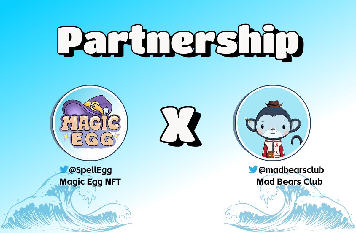 🥚Magic Egg✖️Mad Bears Club🧸

Giving Away:
🎁 10 x WL <a href="/SpellEgg/">Magic Egg NFT(🥚,💧) | MINT IS LIVE</a>
🎁 20 x WL <a href="/madbearsclub/">Mad Bears Club</a> 

✅To enter:
1️⃣Follow <a href="/SpellEgg/">Magic Egg NFT(🥚,💧) | MINT IS LIVE</a>&amp; <a href="/madbearsclub/">Mad Bears Club</a> 
2️⃣Like &amp; RT 
3️⃣Tag 3 Friends

⏰48 Hours

#NFTGiveaway  #NFTCommunity  #NFT  #suinetwork #magicegg