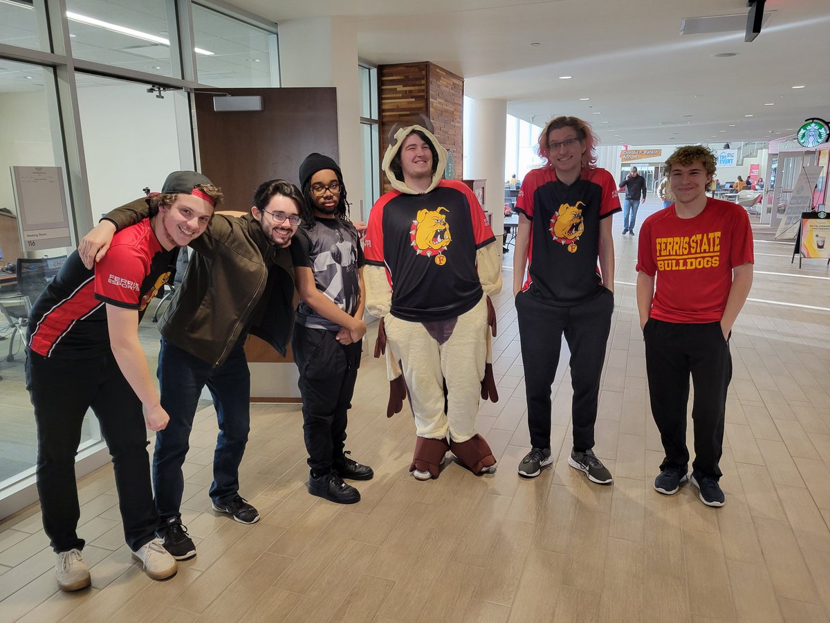 FerrisEsports's tweet photo. Your Overwatch Bulldogs are playing at the University Center for the finals! 

Come watch us LIVE IN PERSON! https://t.co/lfq9rDmqqB