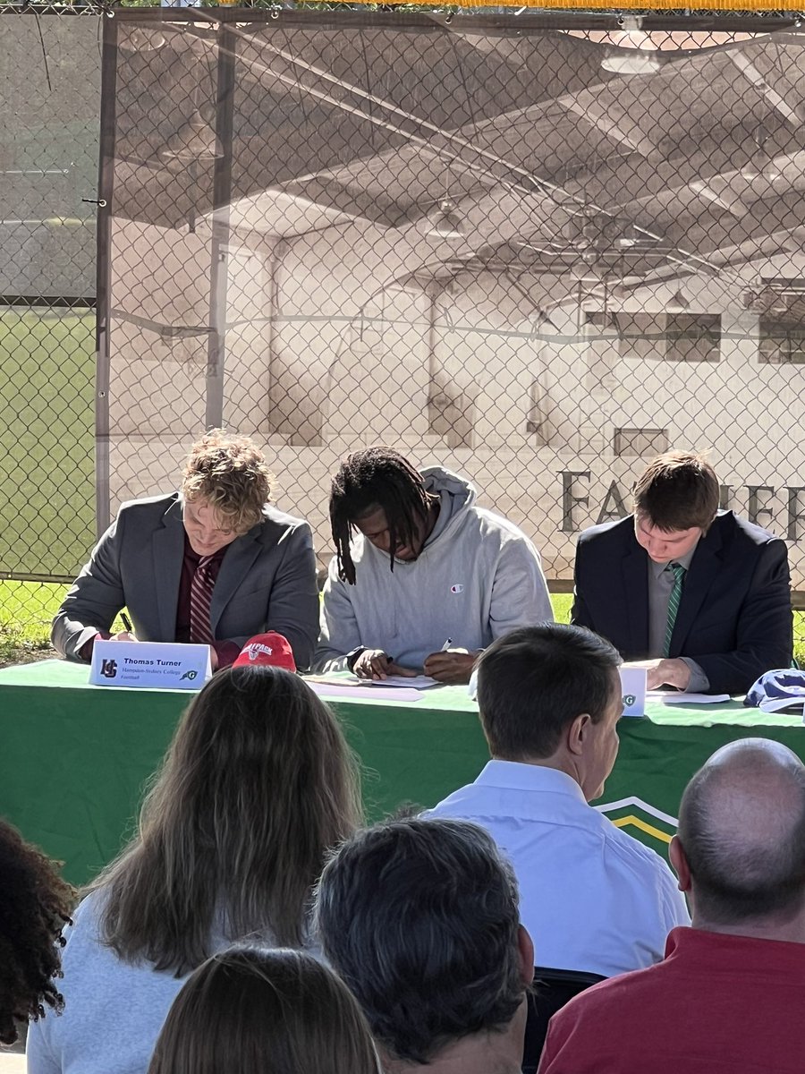 Congratulations (L to R) <a href="/turnertommy34/">TT37</a> (Hampton-Sydney) <a href="/BlakeRaphael5/">Blake Raphael</a> (NC State) and <a href="/BrownWyatt74/">Wyatt Brown</a> (Greensboro) on continuing your academic and athletic career at the next level!!!