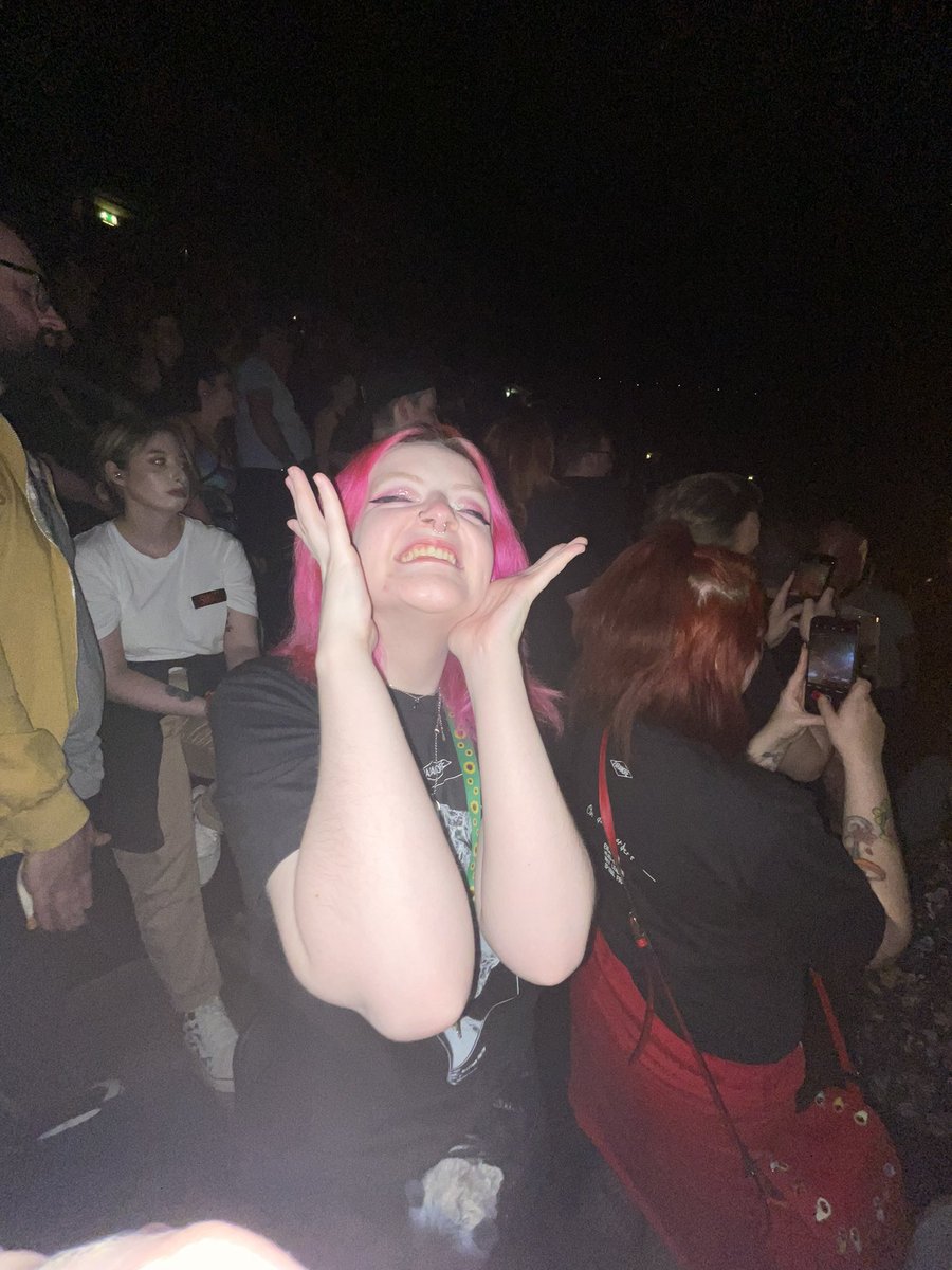 seasofviolets's tweet photo. 'a picture cannot contain the way it feels' 
thank you for the best night and the most exciting, safe and important step in my recovery @paramore https://t.co/LTo6G4AFig