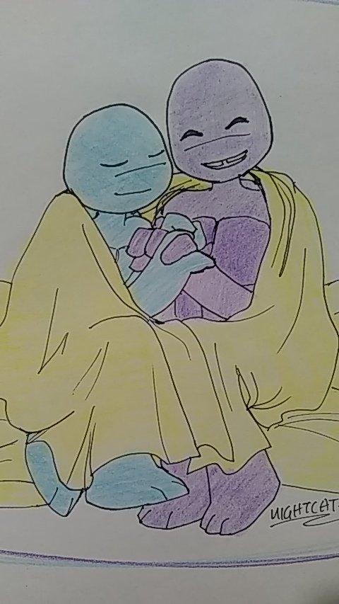 nc18up's tweet photo. D-doing somethin sweet
😉
💙💜🐢
#tcest #leotello #LeoxDon #ship #slicecake #soft https://t.co/snYVFPz3jn