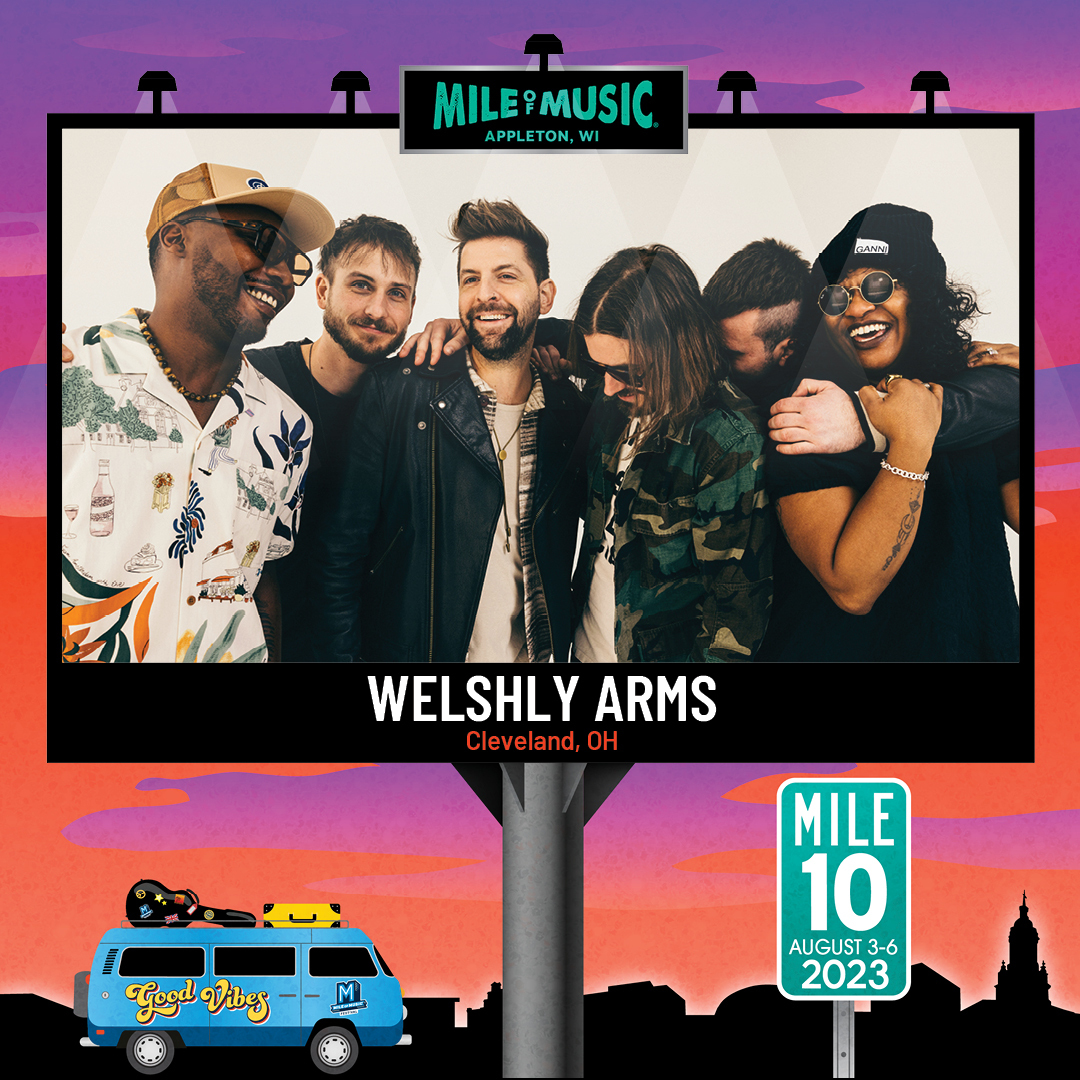 welshlyarms's tweet photo. We are super excited to announce that we will be performing at this year's @MileOfMusicFest! Catch us in Appleton, Wisconsin alongside more incredible acts August 3-6. Will we see you there? 🤘 #MileOfMusic https://t.co/bVNQtWvpdF