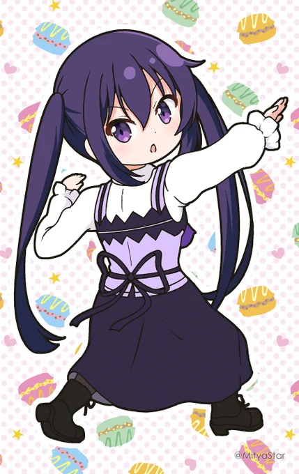 とあるポーズのリゼちゃん 