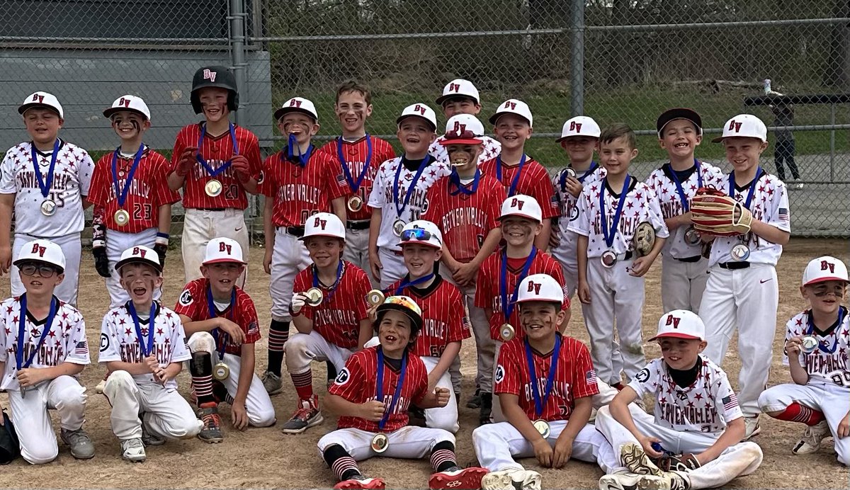 bvbaseball20's tweet photo. S/O to BV 8s Red for winning the Championship of a tournament hosted by @playNETB in NE Ohio!  This group finished 4-0 and had to play their friends BV Black in the finals!  Watch out for this group as this train is rolling!! #BVNation #LittleStuds https://t.co/TtGsHNJKwo