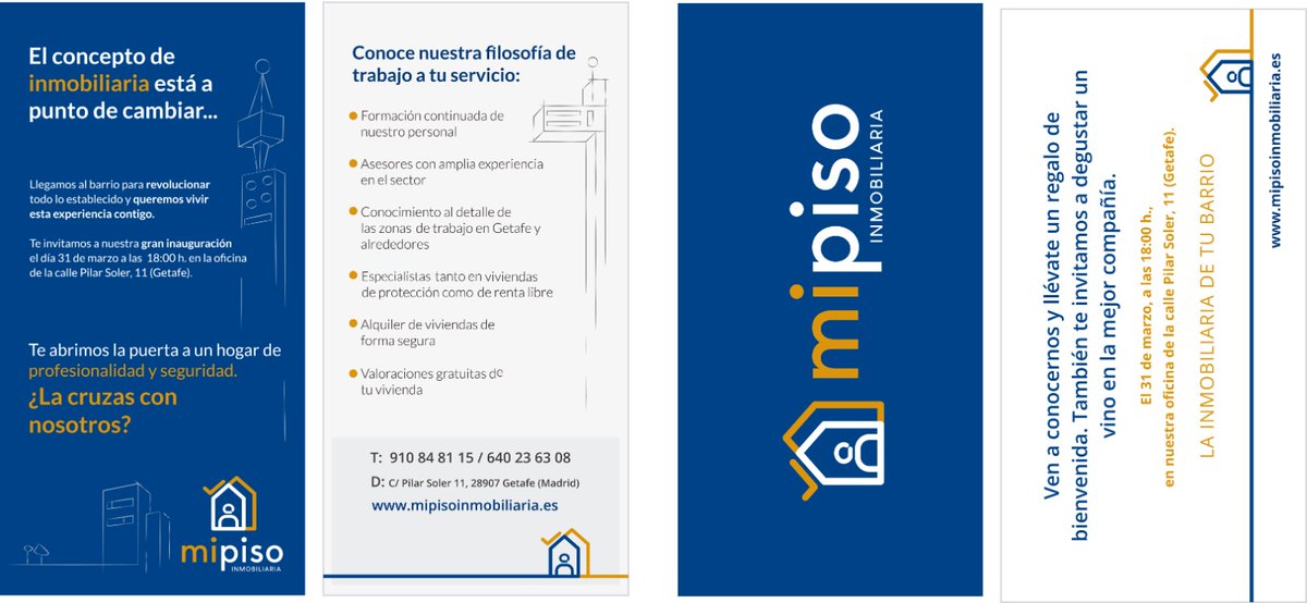 estudiospaski's tweet photo. 🏠 𝗠𝗶 𝗣𝗶𝘀𝗼 inmobiliaria quería un restyling de su identidad visual.

✍ Mantuvimos los colores de marca y, en el #diseño de las tarjetas y flyers, incluimos detalles de construcciones aparentemente imposibles que conectan con el concepto de cambio.

https://t.co/Np9X4ZXea2 https://t.co/sJWHCfSTuq