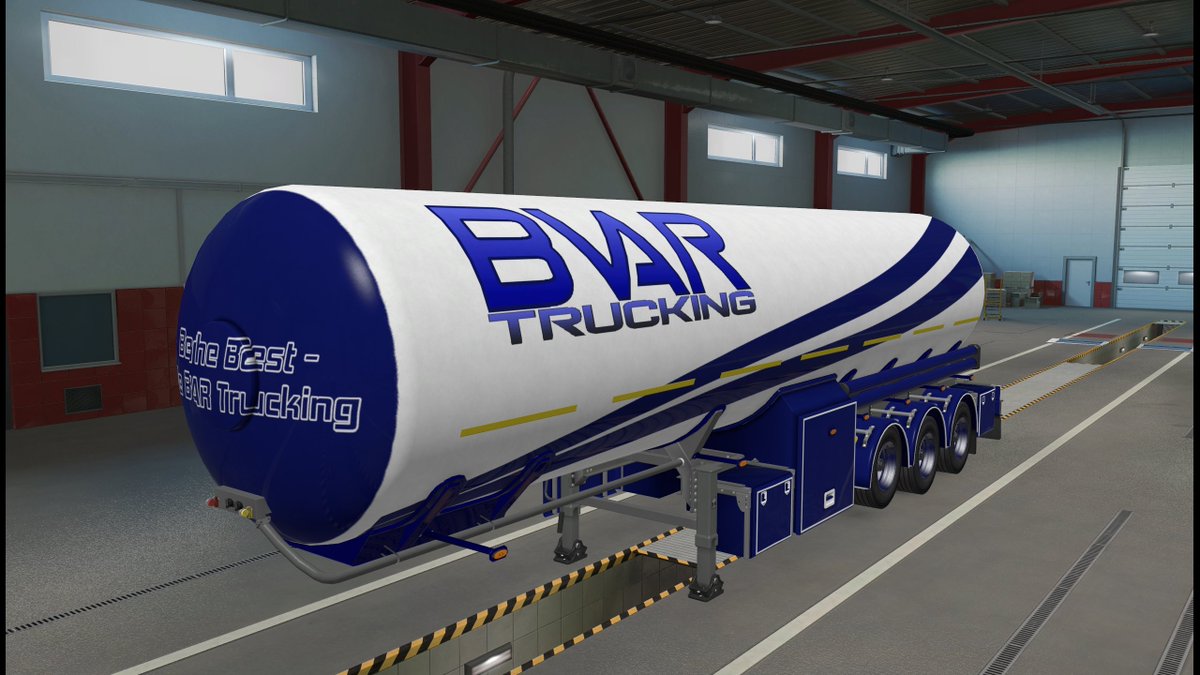 SportTsi's tweet photo. New work in progress for ETS2 1.47.*  BVAR Trucking SCS Gas Tanker https://t.co/tuWd3l2AtA
