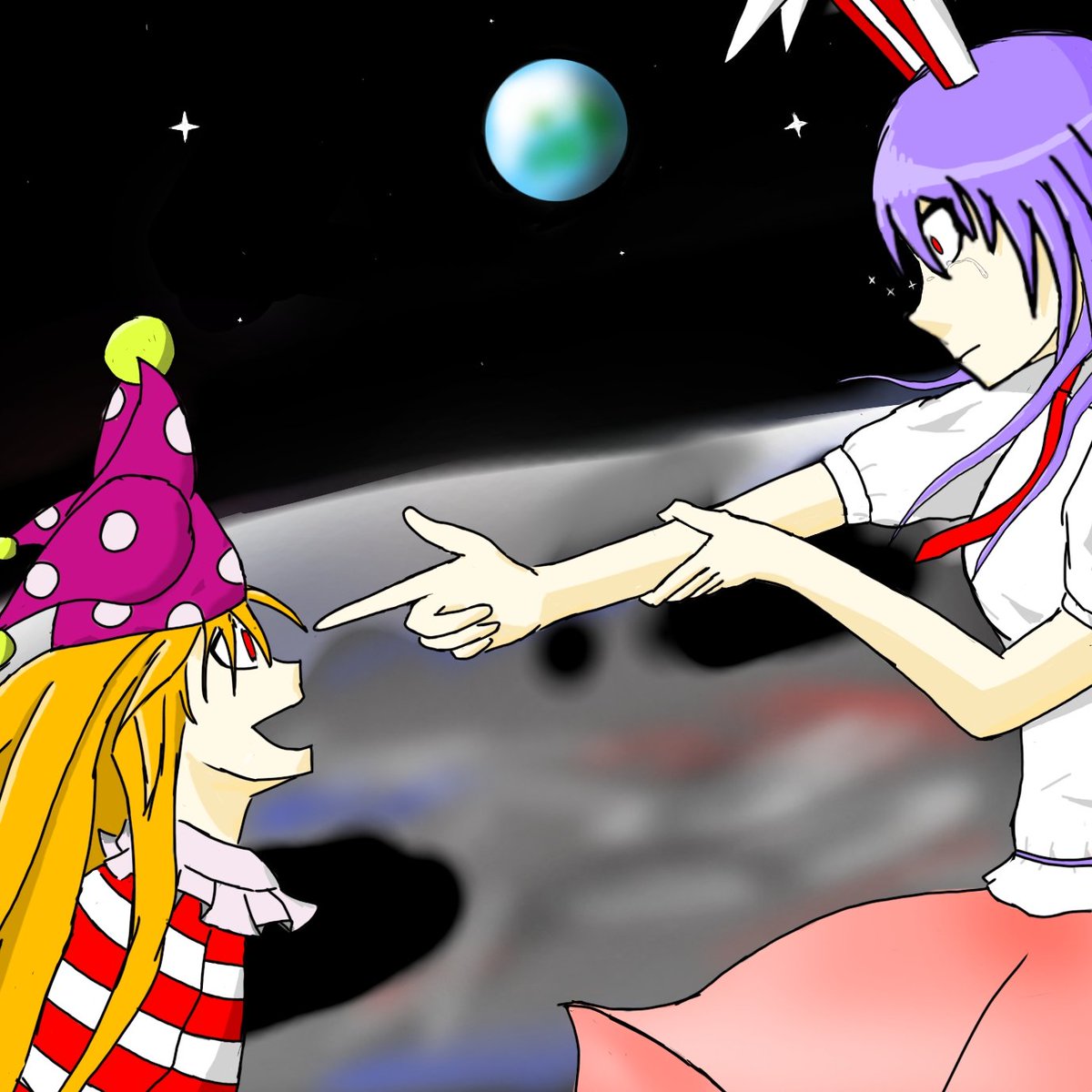 ShazreenFSeiei's tweet photo. PTSD for the bunny girl

Reisen vs Clownpiece

#touhou #touhouproject #lolk https://t.co/Ozo2lNI3MH
