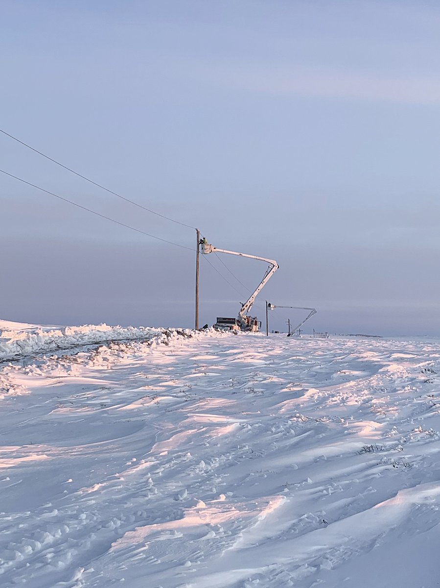 WeAreCVE's tweet photo. Today is National Lineman Appreciation Day! Let‘s remember &amp; thank the line workers who work hard 24/7. Featured here are CVE's line crews working on recent power line repair projects in Carbon County, UT and near Rawlins, WY. #thankalineworker #thankalineman #cachevalleyelectric https://t.co/dvA7GpNfUg