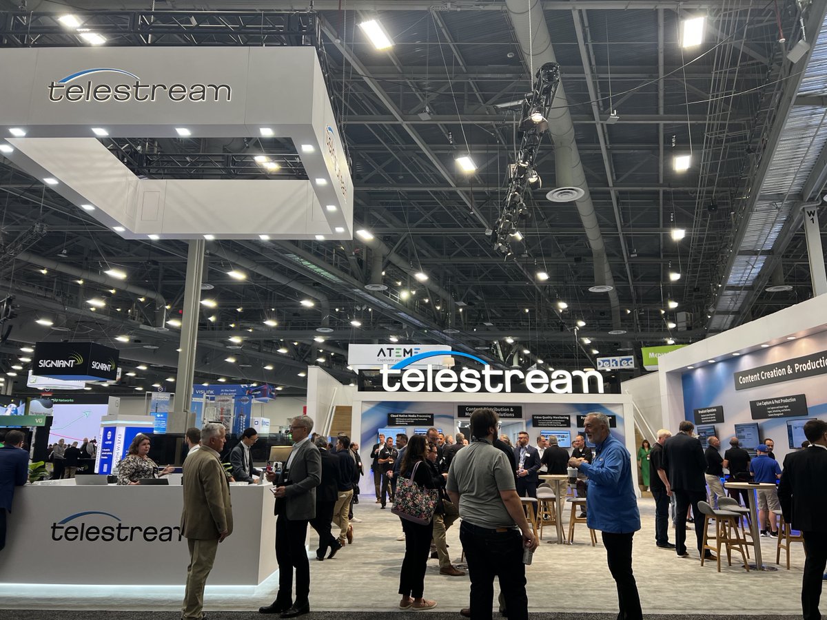 Telestream's tweet photo. Come and see what all the buzz is about - Telestream West Hall Booth 1501. For more info, or to book a demo/meeting: https://t.co/Esw4D8hruu
#Telestream #NABshow @NAB #StudioProduction #ContentManagement #VideoQualityMonitoring #Advertising #postproduction #LiveProduction #Cloud https://t.co/t06ZH0SJZV