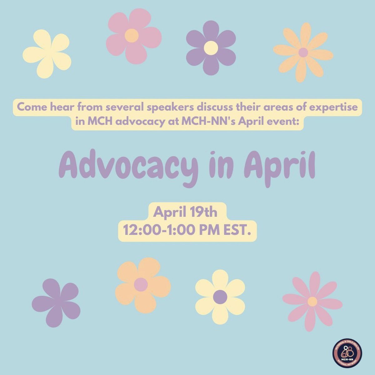 Our CEMCH scholar, Megan Cahalin is hosting the @mchnetwork’s “Advocacy in April” event! Two MCH-NN members will present their advocacy work! 

TOMORROW April 19th at 11 pm CT. docs.google.com/forms/d/e/1FAI…

Megan is the Advocacy Coordinator for the MCH National Network!