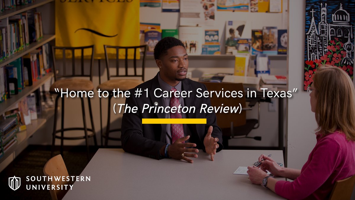 Our award-winning, student-centered approach to professional development is highly personalized - from advising to programming to customized connections with employers. #BeSouthwestern by visiting southwestern.edu/mydecision