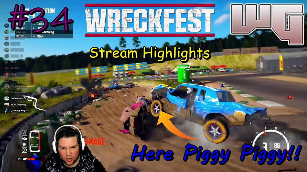 WCPOTGAMING's tweet photo. Here Piggy Piggy!! #wreckfest  Crash Stream Highlights#34 With @The_Unflushable @johnlego100  @Newf30 @smokiernumber 

https://t.co/Oq9wDfJR2Q https://t.co/SSpFcCRuzB