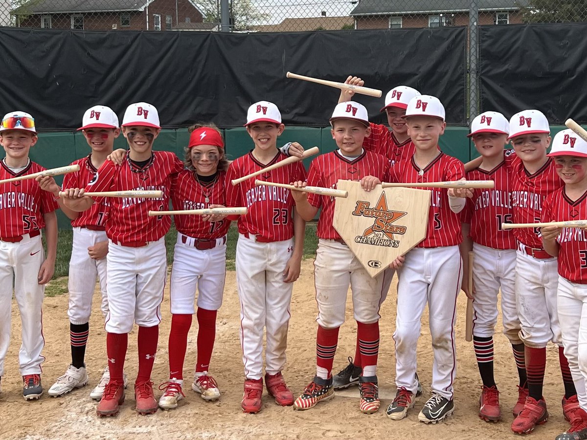 bvbaseball20's tweet photo. S/O to BV 9s Red for winning the Championship of the Futures Stars “Bring the Heat” Tournament in Hershey, PA! This team is straight legit! Going to be a great summer for this group #BVNation #LittleStuds https://t.co/kPVDwOU4XX