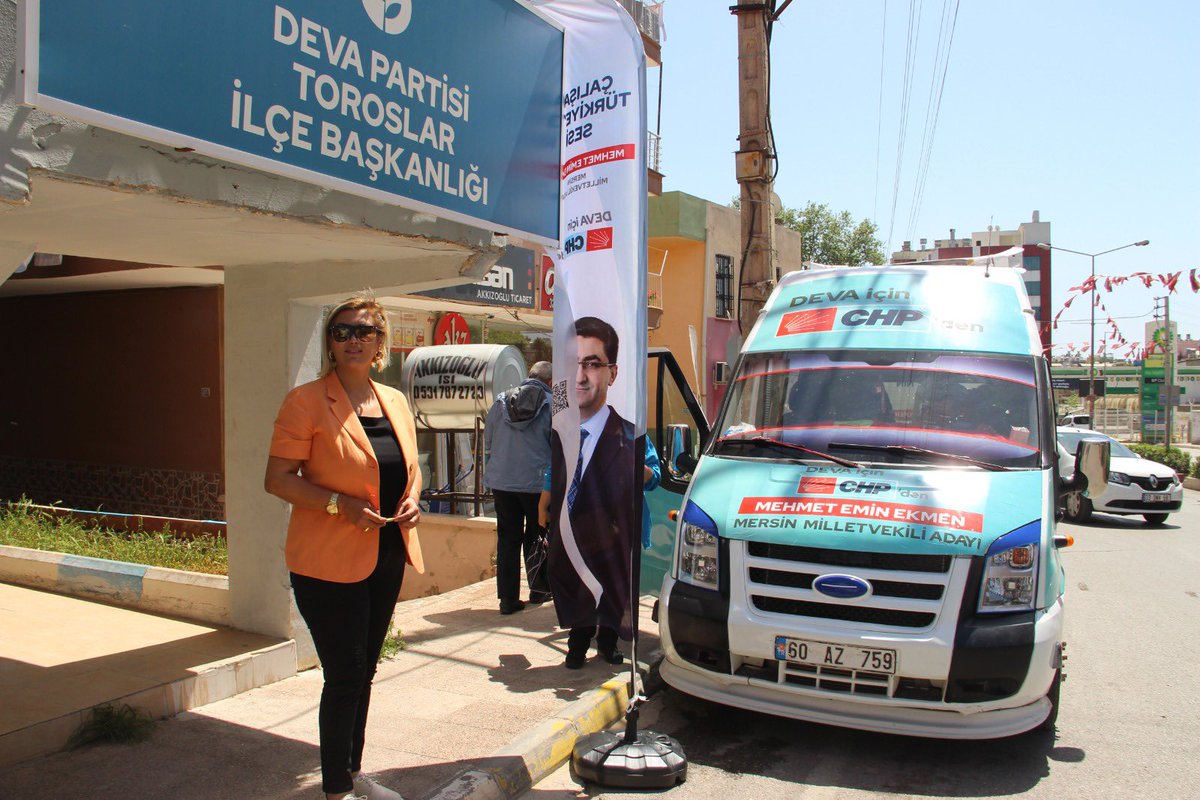 toroslaradeva's tweet photo. 1️⃣Toroslar İlçemizin 20 mahallesinde, seçim minibüslerimizle sokak sokak gezerek, Mersin’li hemşehrilerimize Genel Başkan Yardımcımız, CHP Mersin 3. Sıra Millet Vekili Adayımız Sn. Mehmet Emin Ekmen’in selamlarını ilettik. #TürkiyeninÇalışanSesi #sanasöz #mersin #mehmeteminekmen https://t.co/0gP2XMfoTO