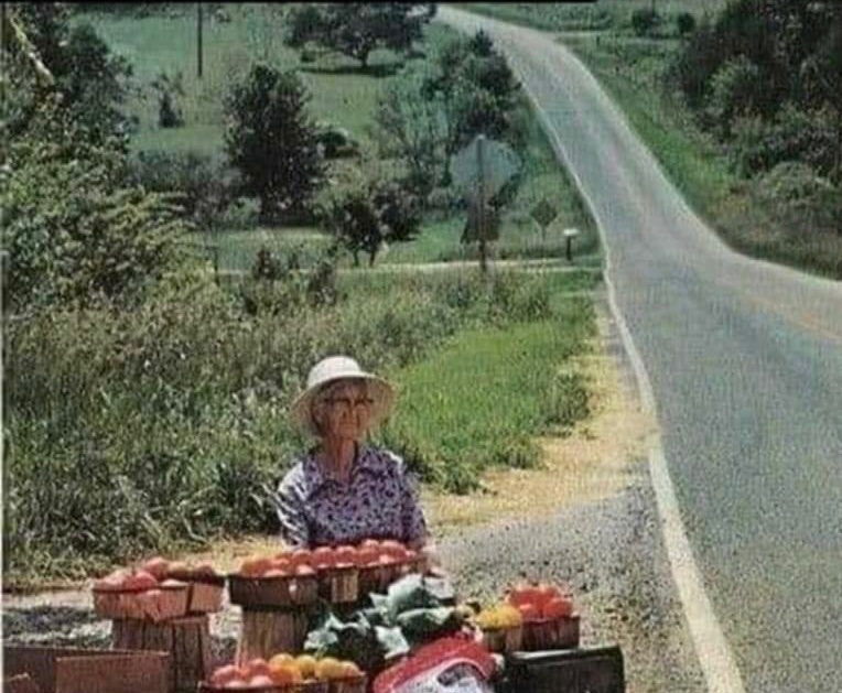 EzraEfrat's tweet photo. Who remembers seeing people/farmers selling their produce on the side of the road?🤔🚜 https://t.co/kVLx9KI5hq