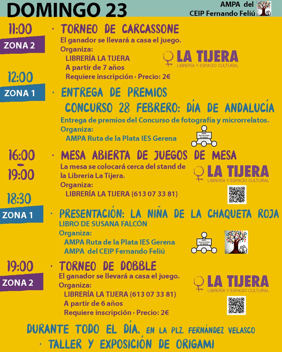 NeuroEditorial's tweet photo. El próximo sábado 22 de abril de 2023 estaremos en Gerena (Sevilla), de 11:00 a 21:00 horas, dentro de los eventos organizados para celebrar la Feria del Libro de la localidad. Desde aquí queremos dar las gracias a María José Casto, presidenta del AMPA del CEIP Fernando Feliú. https://t.co/IcrbTk4DcJ