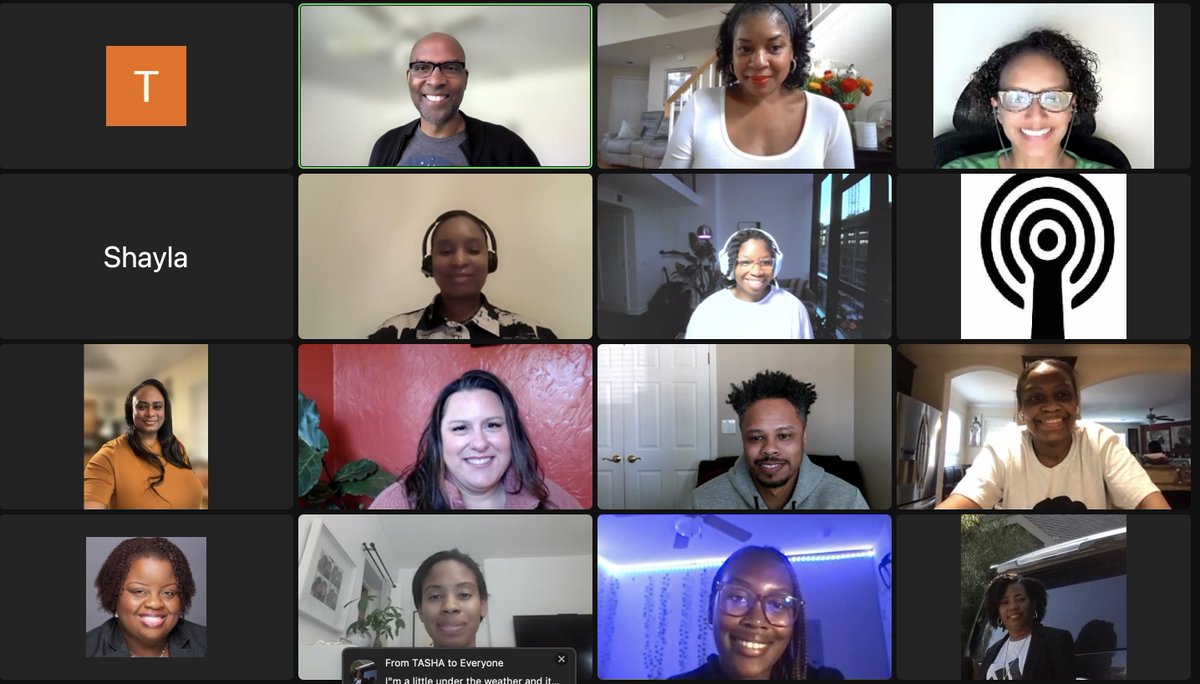 MeetMrStewart's tweet photo. Tomorrow is the 3rd session with @BlackWomenInAI and @HowardU #AimAhead fellows, but last week the cohort heard from our brilliant @NVIDIA team about project management and building a diverse team. 🙌🏾 https://t.co/KRdXGAUhPl