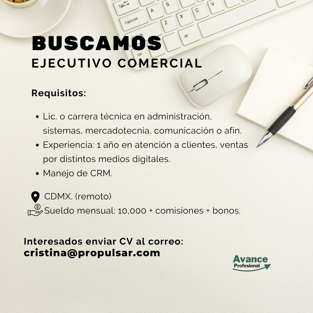 Ana_Cpy's tweet photo. ¿Me ayudarían a compartir, por favor? 🙏
@la_de_rh @LosCazaVacantes @frasalazar @LaBecaria4 @YVacantes https://t.co/9QCUxrbPoY