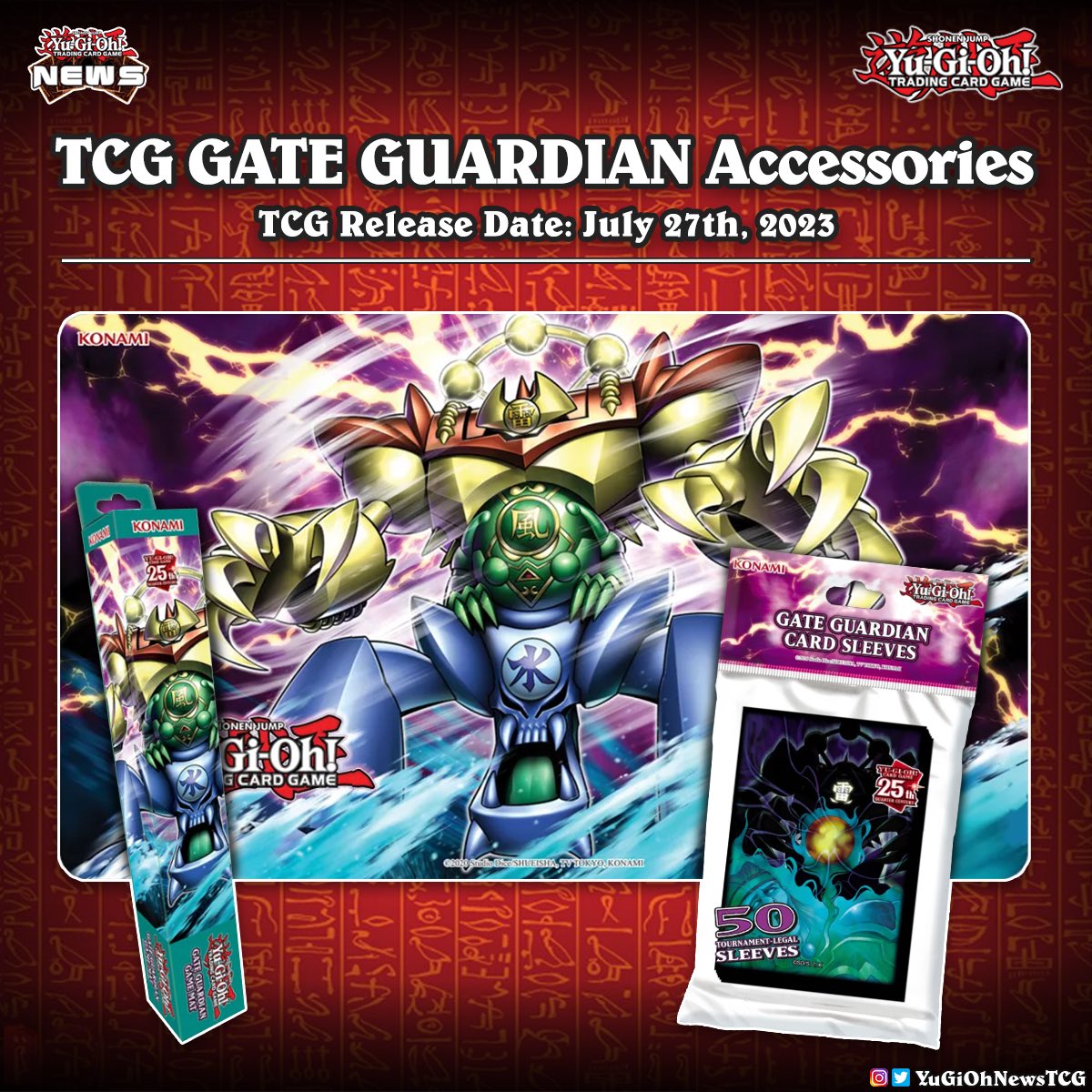 YuGiOh News on Twitter " 𝗧𝗖𝗚 𝗔𝗰𝗰𝗲𝘀𝘀𝗼𝗿𝗶𝗲𝘀 New accessories of Gate