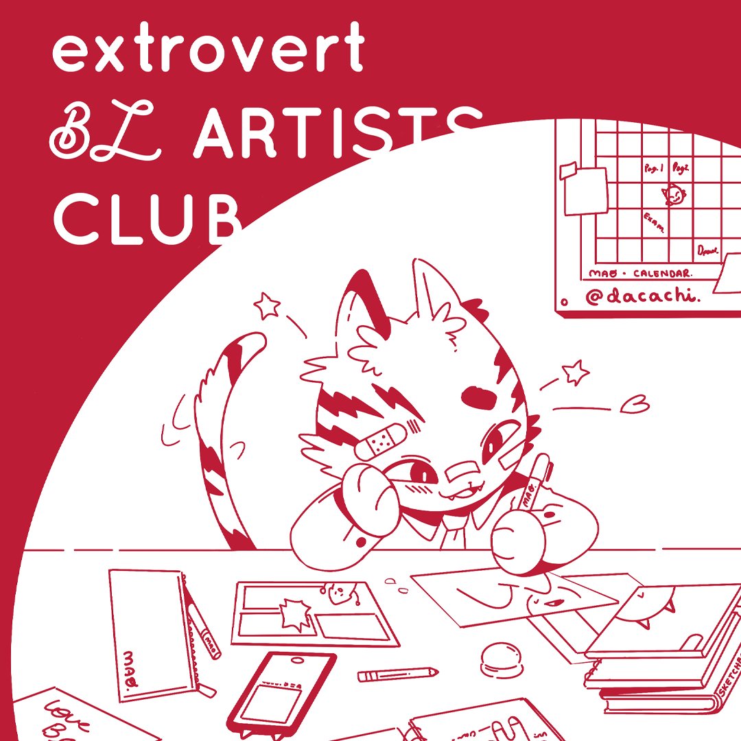 DacachiArt's tweet photo. Which CLUB do you identify with? 🐱💜💙❤️
.
Gigi 💜, Makko 💙 & Fritz ❤️ 🐾~ A little club of Cat Pals, students, amateur artists and... BL Manga lovers 📚 I love them so much! 🐱 Know more here 👉 #blreadersclub
.
#dacachi #bl #boyslove https://t.co/7annunauki