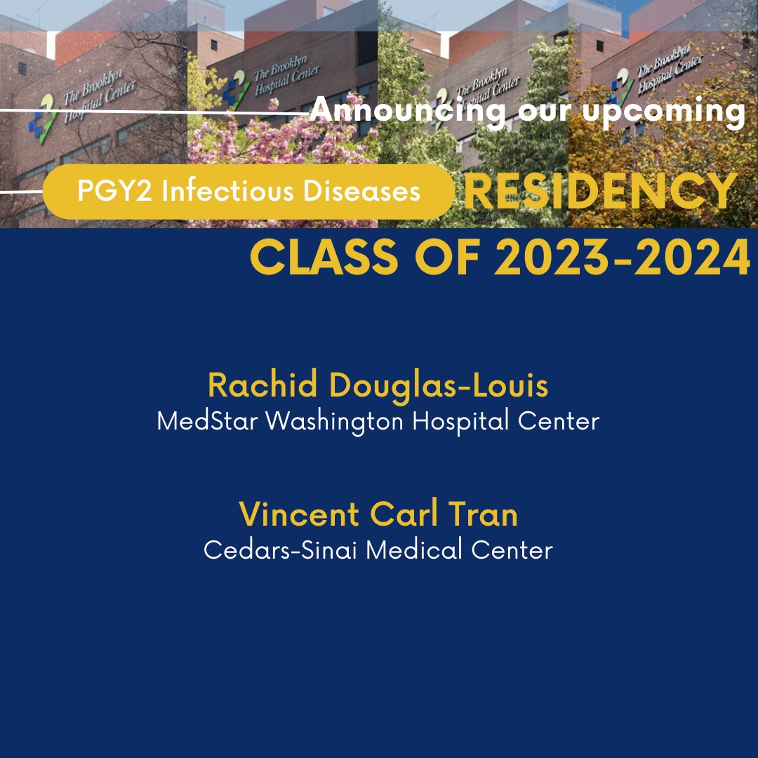tbhcpharmres's tweet photo. Drum roll please! 🥁 We are thrilled to announce our matches for the upcoming residency year. Congrats! 🎉 #PharmRes #TwitteRx https://t.co/uhYz3XDw2F