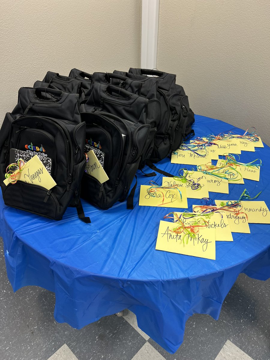 TechECISD's tweet photo. We’re getting ready &amp; fired up to celebrate another year very well done with our #TechyTribe Ambassadors tonight! 💻🥳🔥🍎📝  #teacherleaders #edtech #ECISDProud #teamECISD #ECISDTTA https://t.co/kM98Hk8tCO