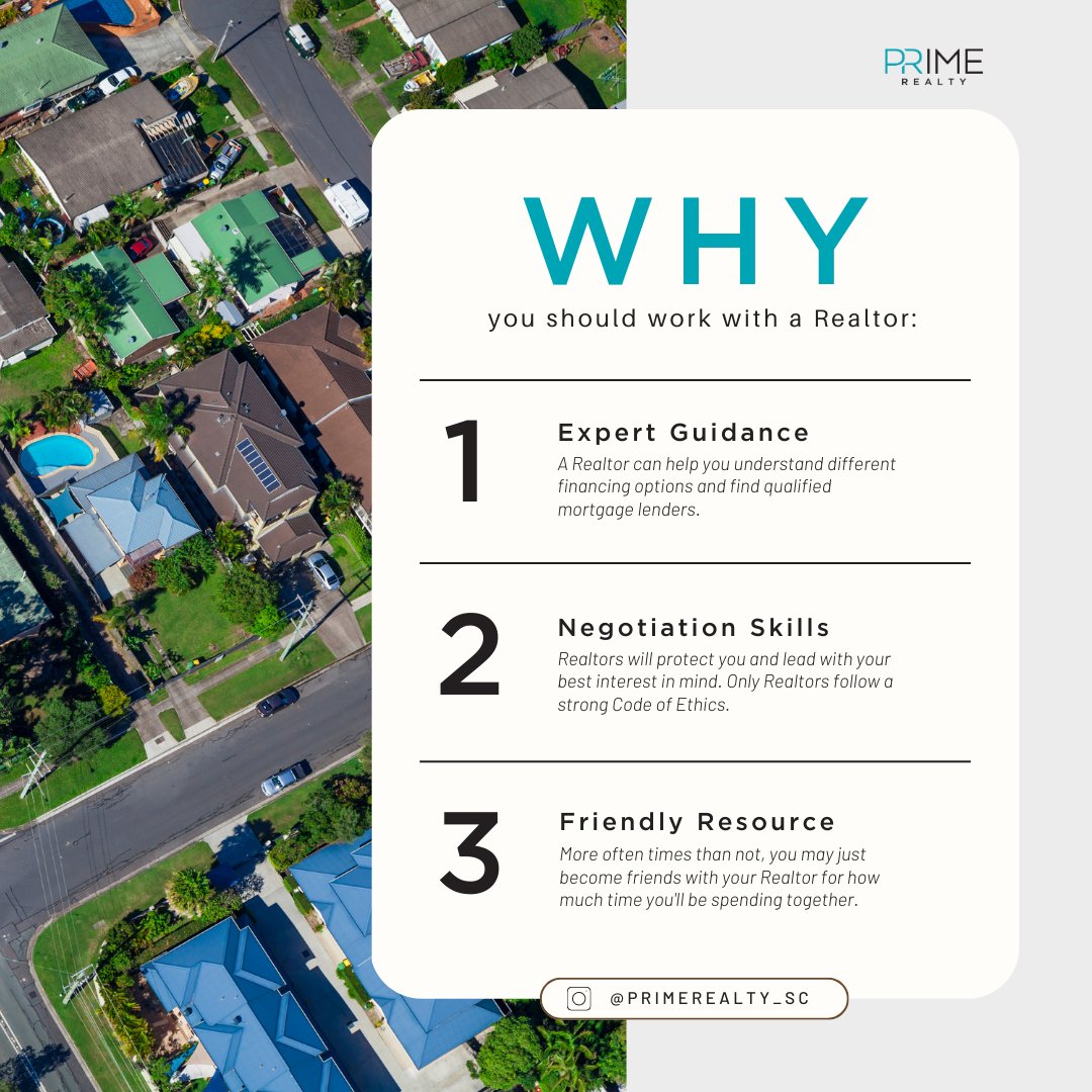 Choosing to work with a #Realtor can be an invaluable asset when buying or selling your home. 🏡