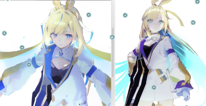 #ネオユニヴァース かわいくて3dモデルつくってAI画にしました #ウマ娘 