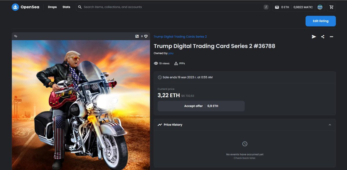 KingsmanDAO's tweet photo. Today we Kingsmen minted over 1100 NFTs from Trump
#Trump #TrumpNFT #collecttrumpcards

We liked it, the price went up by more than 40% 

We also got some NFT 1-of-1 https://t.co/LT5VaDPocW