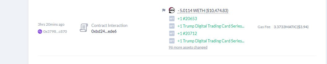 KingsmanDAO's tweet photo. Today we Kingsmen minted over 1100 NFTs from Trump
#Trump #TrumpNFT #collecttrumpcards

We liked it, the price went up by more than 40% 

We also got some NFT 1-of-1 https://t.co/LT5VaDPocW