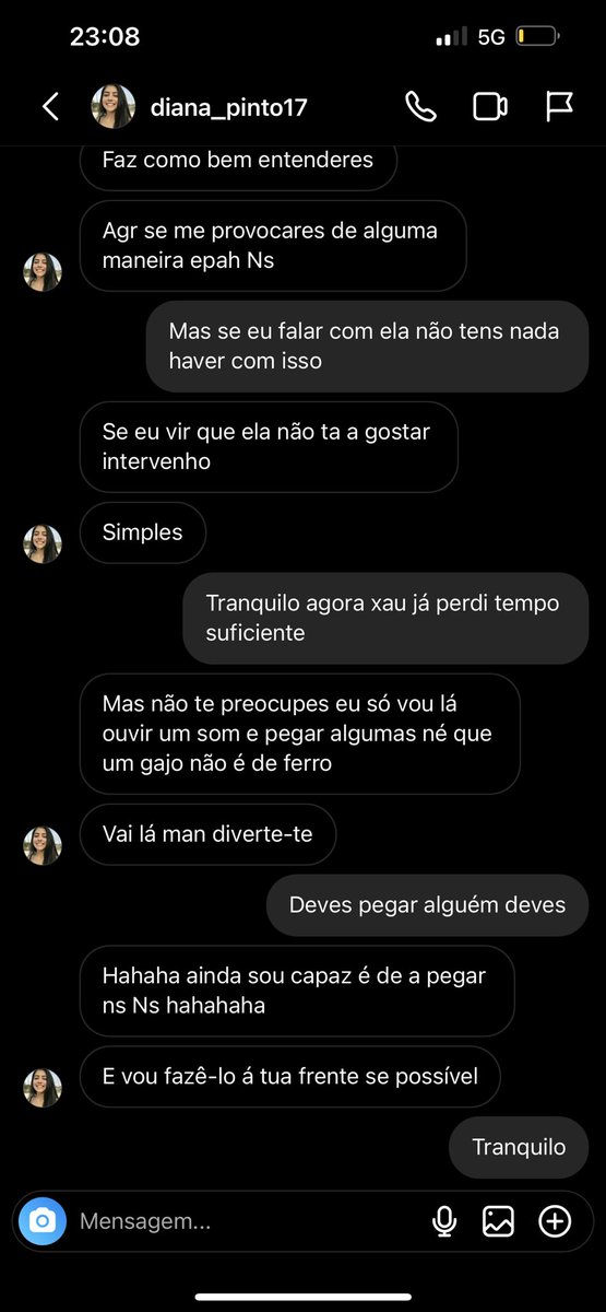 Olha me este artista cria conta falsas para ameaçar