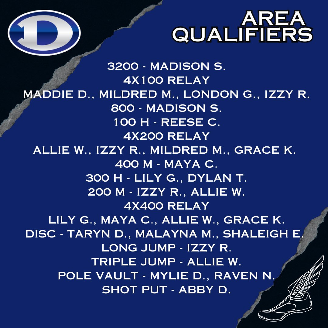 DecaturXCTF's tweet photo. Area Qualifiers! Come out to Porcupine Stadium and cheer these athlete on tomorrow! #WeAreDecatur @Decatur_HS @WCMSports https://t.co/fT9od2KXVS