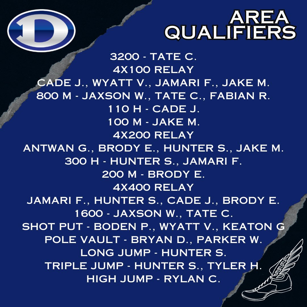 DecaturXCTF's tweet photo. Area Qualifiers! Come out to Porcupine Stadium and cheer these athlete on tomorrow! #WeAreDecatur @Decatur_HS @WCMSports https://t.co/fT9od2KXVS