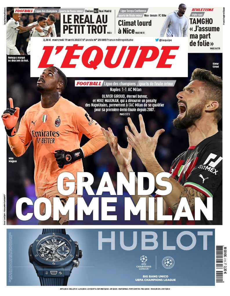 ❤️ <a href="/EquipeFRA/">Equipe France</a>