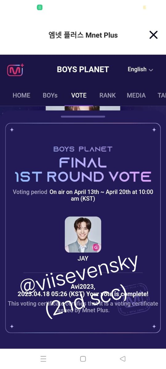 viisevensky's tweet photo. @sooyu1_ second acc 18/04 & 19/04 🌟❤
#boysplanet #jaydebut #jaychang https://t.co/gJNEtdlFPU