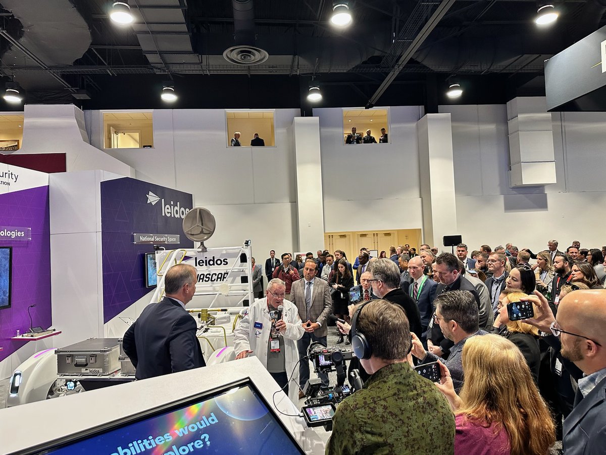 DyneticsCareers's tweet photo. #ICYMI We unveiled our new lunar rover design today -- and announced our incredible new partner. We can't say thank you enough to everyone who showed up! Let's go to the Moon 🌕 @NASCAR @NASA https://t.co/0nQ4Gi6sLu