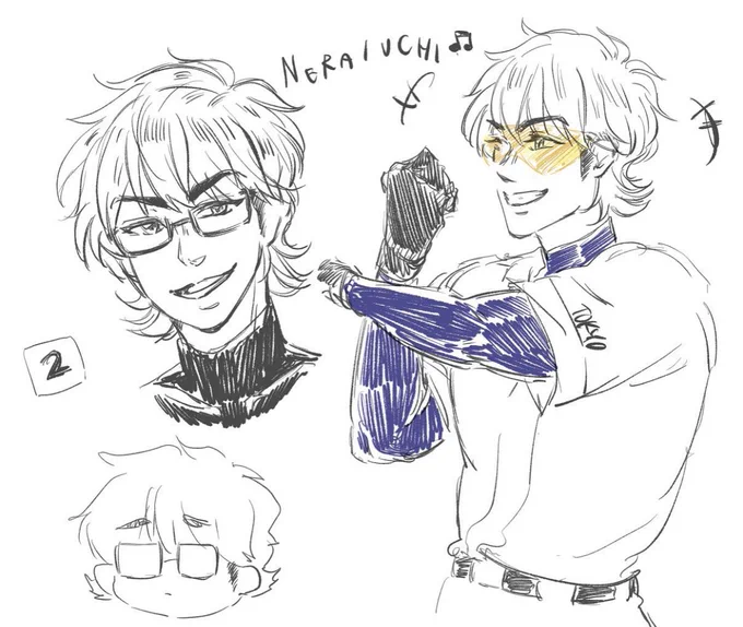 MIYUCKY KAZUYA!!!! whited out glasses and him suffering is my fave hyaha  