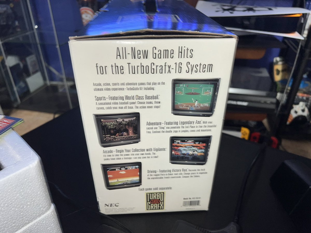Blue_Angel_PR's tweet photo. Turbografx-16 Retro Console released on 1989 in North America #turbografx #turbografx16 #turboduo @turboexpress #pcengine #pcenginemini #turbografx16mini https://t.co/am859x01wM