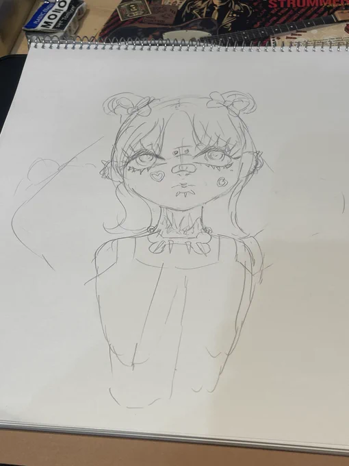 ぼちぼちともう1つのラフも進めております 