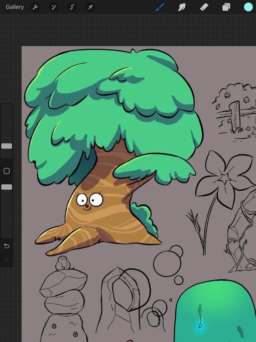 Happy little trees  