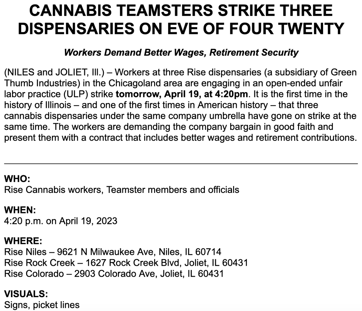 Tom Angell 🌳📰ⓥ on Twitter "INBOX Teamsters just announced that