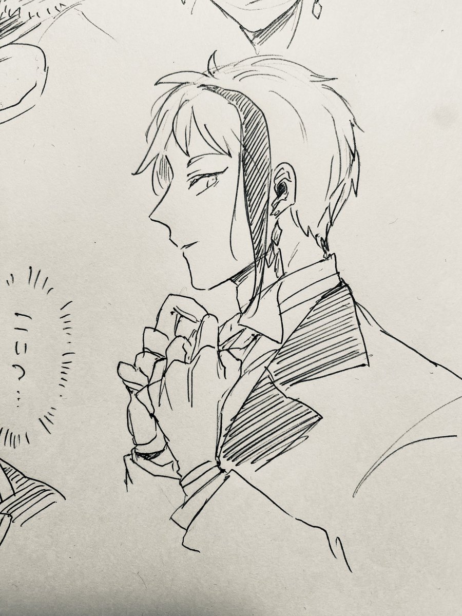 朝の一発描き
着替えてるところ見たい 
