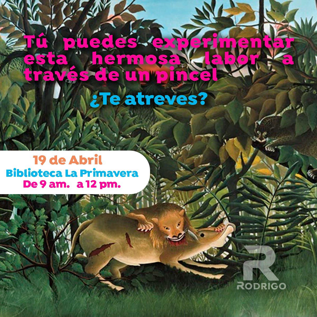 Si sabes que tus pequeños tienen una gran imaginación y creatividad, ¡esta actividad es para ellos! Los esperamos de 9:00 a 12:00 de la mañana en la Biblioteca La Primavera, ¿estás listo? #FiestadeabrilenZapopan #Zapopan #LaCiudadDelasNiñasyNiños