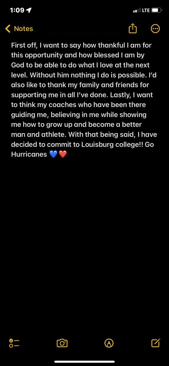 Lester3Reece's tweet photo. Blessed to announce I’m committing to Louisburg College!! Go Canes!! @Louisburg_FB @Coach_QSpellman @CoachJohnnyD @CoachBraz41 @PHSFootball2023 @pepman704 https://t.co/qocyaGREH4