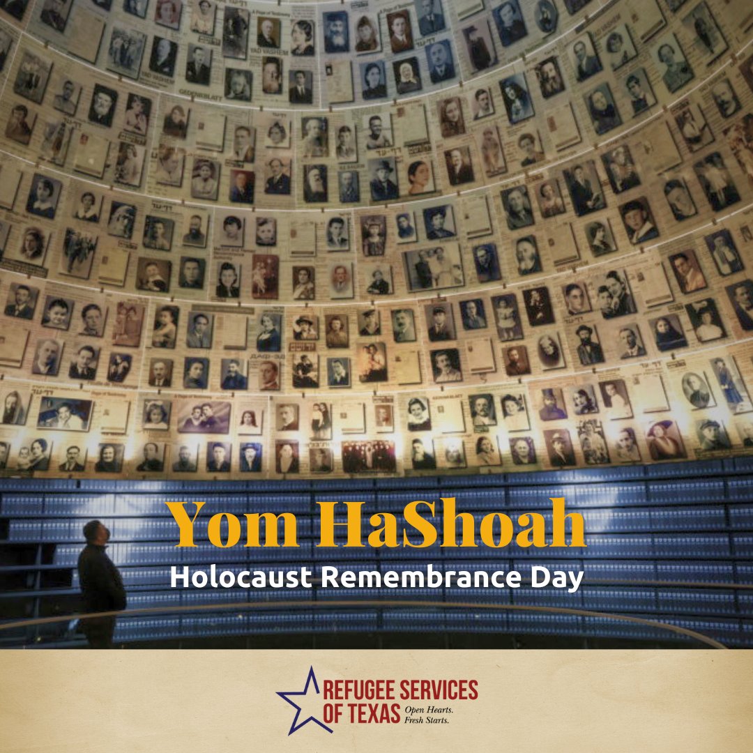 Today is Yom HaShoah which commemorates the 6 million Jews who were murdered in the Holocaust and recognizes the lives and heroism of survivors and rescuers or resistors.

Please join us in reflecting upon this tragedy, remembering those who perished, and honoring survivors.