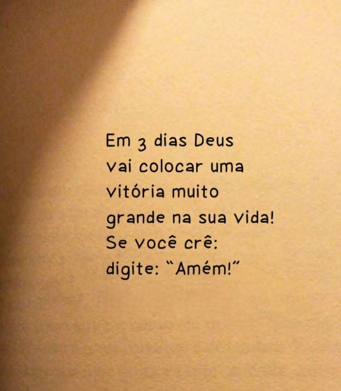 digite AMÉM 🙏🏿