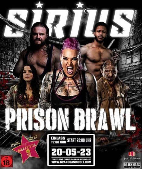 THIS SATURDAY Flughafenstrasse 225, 4056 Basel, Switzerland, Grand Casino Basel, <a href="/SiriusGermany/">Sirius Sports Entertainment</a> Present's "Prison Brawl" featuring <a href="/Jazzy_Gabert/">Jazzy Gabert</a> @drake_destroyer #BenedictGiver #KevinKaiden @mila_smidt <a href="/KrampusAut/">Krampus</a> &amp;MANY MORE