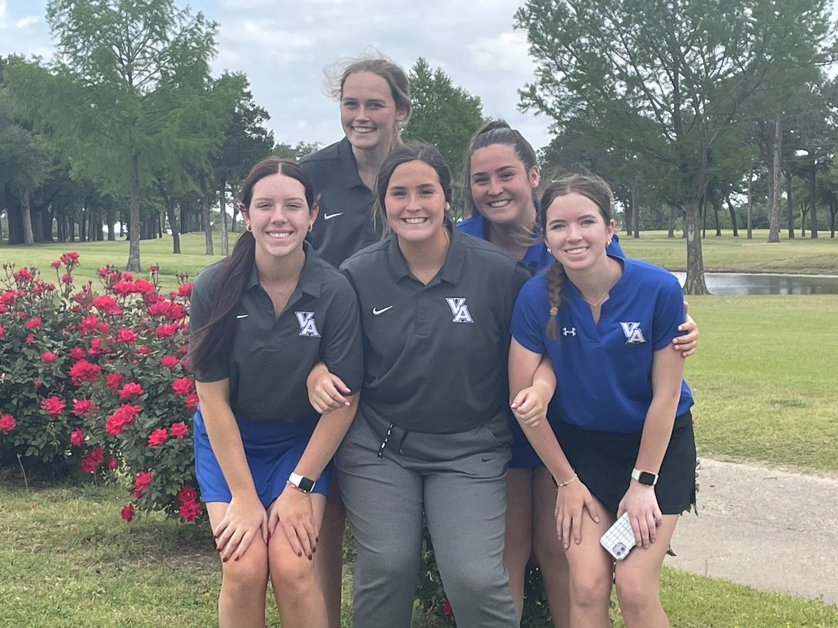 VAISDAthletics's tweet photo. Congratulations to our Lady Panther golfers at the regional golf tournament!!

Finished 7th overall out of 14 teams.

Shot a season best 410 today.

Mollie Gallagher was the top performer with a two day total of 209!

Congrats on a great season. https://t.co/si9rFAVhGo